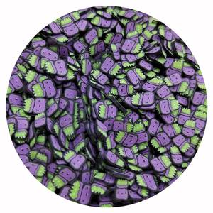 Witch's Brew Haunted <strong>Pot</strong> Sprinkle Purple Halloween Polymer Clay Slices Confetti <strong>Slime</strong>, Decor, Resin Supplies,Snowglobes - Product Image 5