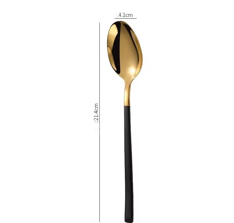 Or avec cuillère noire