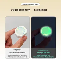 Pegatina Reflectante Luminosa para la Extremidad de la Raqueta de Pickleball para Niños, Resistente al Agua y a los Arañazos, Autoadhesiva