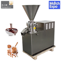 Chaîne de production de beurre de cacahuète à petite échelle pour usage commercial : moulin à grains, presse à beurre de cacao, moulin colloïdal - Prix et fabrication