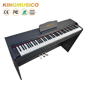 <span class=keywords><strong>Piano</strong></span> <span class=keywords><strong>numérique</strong></span> moderne 88 touches à mécanisme marteau, puce sonore French Dream, écran LED, pour studio à domicile et enseignement - Product Image 1