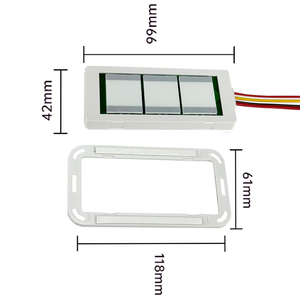 โมดูลเซ็นเซอร์ระบบสัมผัส LED ติดกระจกแผ่นสะท้อนแสง3<span class=keywords><strong>ปุ</strong></span>่มควบคุมแสง RGB DC 12V 5A 60W - Product Image 3