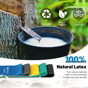 Juego de Bandas de Resistencia de Gimnasio de 5 Piezas de Alta Calidad con Logotipo Personalizado, Bandas de Resistencia Elásticas de Látex Natural, Kit de Correas de Asistencia para Dominadas - Product Image 4