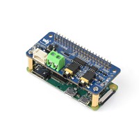 Carte d'extension audio à double microphone Raspberry Pi 5/4B DA7212 avec adaptateur de codec stéréo I2S
