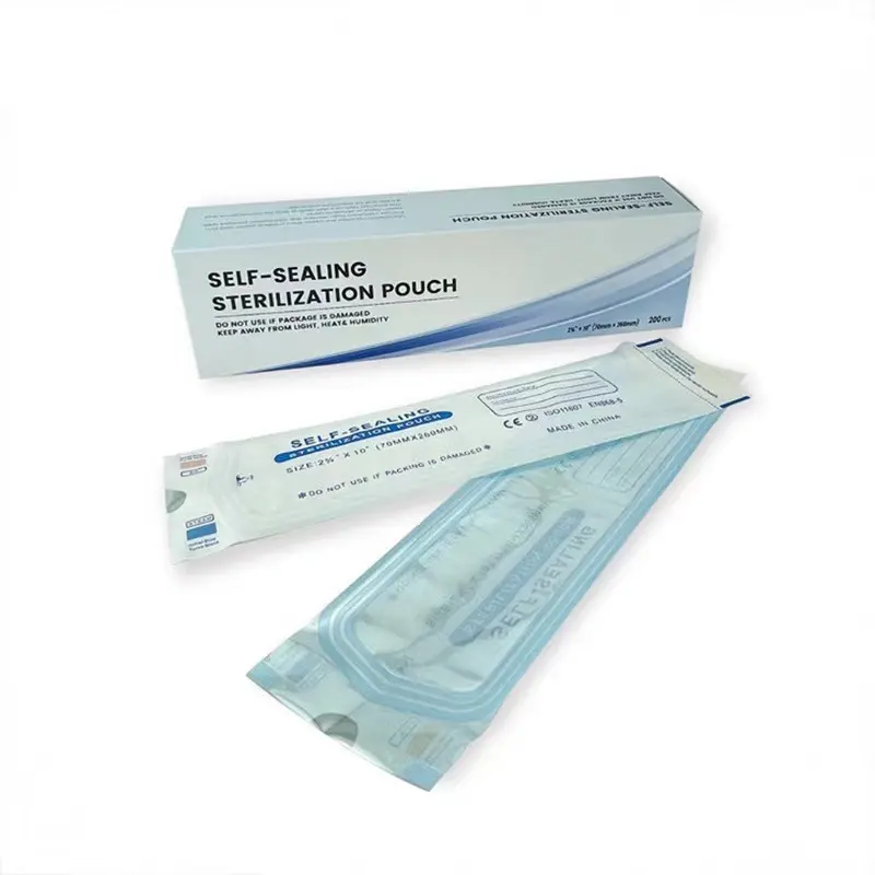 Top Sale Self Sealing Sterilization Disposable Pouch For Medical Packaging