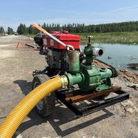 Pompe d'irrigation auto-amorçante haute pression refroidie par eau, forte aspiration pour l'approvisionnement en eau et le pulvérisation dans les étangs peu profonds, les ruisseaux et les fermes