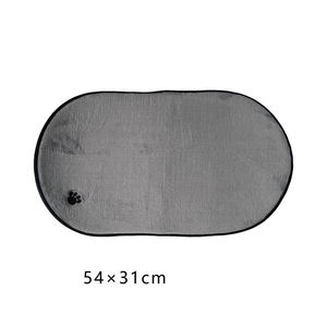 Oval geformte Luxus moderne weiche wasserdichte rutsch feste Mikrofaser-Haustiers chale für Katzen und Hunde Futter-und Wasserschalen - Product Image 1