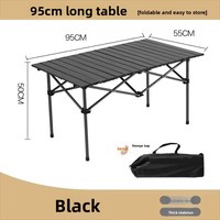 Ensemble table et chaises rectangulaires pliantes de luxe pour l'extérieur, personnalisables, pour camping et barbecue
