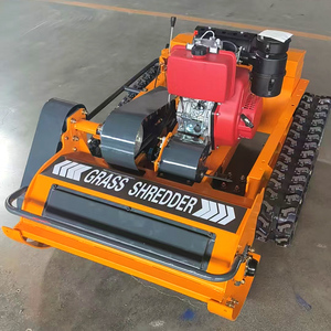Tondeuse à gazon télécommandée sur chenilles, fabriquée en Chine, avec moteur 4 temps, roulement et moteur à couple élevé, largeur de coupe 800-1200 mm - Product Image 4