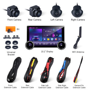 10.1 "système stéréo de voiture Android 360 conduite avec système panoramique vue d'oiseau voiture universelle DVR HD 3D 4 caméras 1080P Vision nocturne - Product Image 6