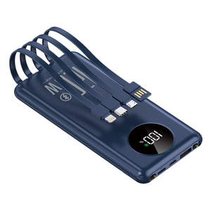 Batterie externe Li-Polymère 2026 PD 120W 20000mAh avec charge rapide, écran LED, support, en PVC, portable, haute capacité - Product Image 1
