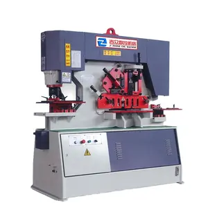 Q35Y-25 Hydraulic Iron Worker Machine 120TCombined Punching And Shearing Machine Punching Shearing And Bending Machine