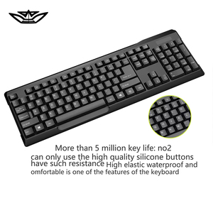 Lvkidron Đen Trắng Bàn Phím Và Chuột Thiết Lập Cảm Biến Quang Học 2.4G Bàn Phím Không Dây Chuột Combo Cho Văn Phòng Kinh Doanh Nhà Thiết Lập - Product Image 3