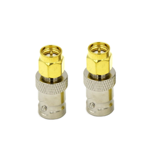 Connecteur coaxial RF en laiton BNC femelle vers adaptateur mâle SMA pour antenne