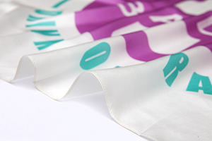Manufacturer <strong>Custom</strong> logo Design One-sided Printing Silk Satin Head <strong>Scarf</strong> Stylish Long Square <strong>Scarves</strong> for Women Luxury - Product Image 4