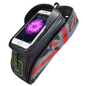 Sacoche de cadre portable pour VTT ROCKBROS avec écran tactile, pour tube supérieur avant, compatible téléphones 5.8" et 6.0" - Product Image 1