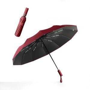 Parapluie pliant en trois sections, pas cher, fabricant chinois, vente en gros, promotionnel, impression de logo personnalisé - Product Image 5