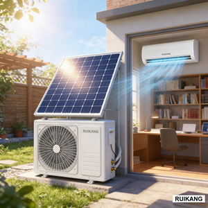 Aire Acondicionado Híbrido Solar Ruikang de 12000 BTU, Venta al por Mayor de Fábrica, Enfriamiento Solar, Velocidad Fija - Product Image 3