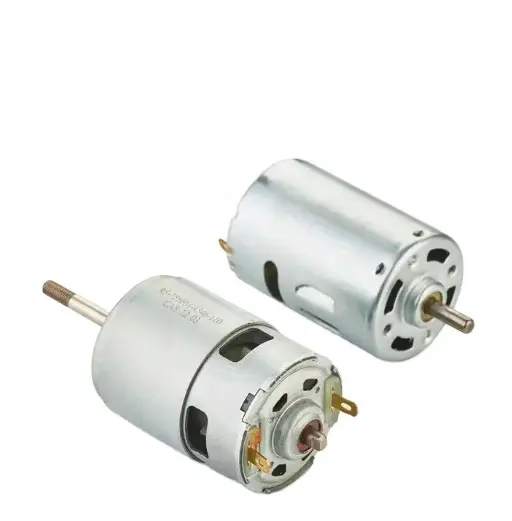 Mglory EMC peralatan rumah tangga, peralatan rumah tangga 18000rpm RS755 dc motor 24v 500w untuk hub roda listrik