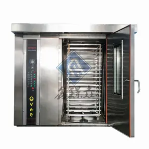 2022 Hot sale industrial wood fired pizza bread electric baking oven/High quality bakery machine gas rotary rack oven