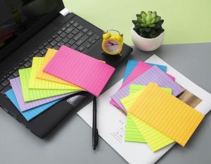 Blocs-notes autocollants colorés en forme de pouce levé, empilables, pour l'organisation du bureau - Product Image 4