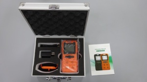 Détecteur de fuite de gaz <span class=keywords><strong>portable</strong></span> quatre-en-un multi-gaz (CO/H2S/CO2/LEL) avec alerte vocale, instrument d'analyse 3.7v - Product Image 3