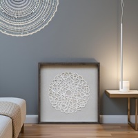 Cadre photo mural en verre Art Déco moderne, écologique, à faire soi-même, pour mariage, idéal pour l'intérieur - Vente chaude