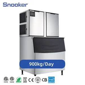 Quick Freeze Snooker 1000kg/24h Making Ice Automatic Commercial Ice Maker Machine For Bar