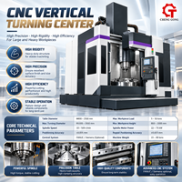 Tour vertical CNC pour l'usinage de joints toriques, de disques, de soupapes et de roulements, tournage de métaux lourds