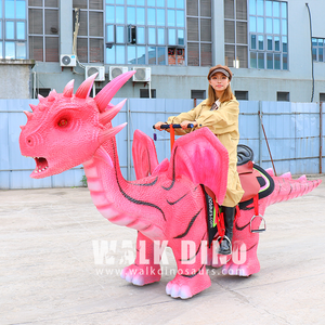 Robot Dinosaurio Andador Zigong Grey Western Scooter Ride con Control Remoto para Uso Comercial en Interiores y Aeropuertos, Capacidad de 150 kg - Product Image 4