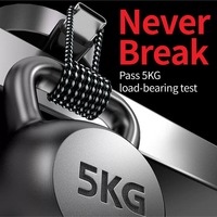 Nuevo Cable USB Tipo C de Carga Rápida 3A con Nylon Trenzado para iPhone 15, Compatible con Transferencia de Datos de 5Gbps