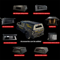 5FT 5.5FT 5.7FT 6FT 6.5FT Pickup Bed Cover Aluminum Alloy Truck Canopy for Dodge Ram 1500 2500 Chevrolet Colorado GMC Canyon