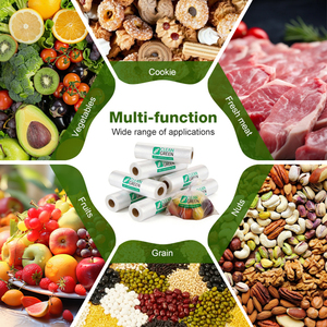 Bao bì thực phẩm, túi đựng trái cây rau củ làm từ nhựa PLA phân hủy sinh học, tùy chỉnh phổ biến, dạng cuộn - Product Image 4