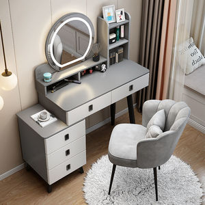<span class=keywords><strong>Coiffeuse</strong></span> de chambre à coucher moderne simple et luxueuse armoire de rangement intégrée nouvelle table de maquillage de célébrités Internet haut de gamme pour panneau - Product Image 1