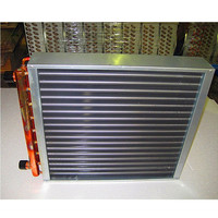 Échangeur de chaleur pour chauffage au sol, serpentin en cuivre et ailettes en aluminium pour systèmes de chauffage au sol hydronique et convecteurs à air forcé