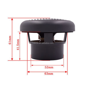 Haut-parleur étanche IP66 de 2,5 pouces pour voiturette de golf, bateau et VTT - Product Image 1