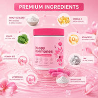 Capsules de suppléments de Myo-Inositol, D-Chiro-Inositol et Chrome, enrichies en Folate et Vitamine D, rapport idéal 40:1 pour la régulation hormonale