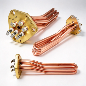 Tube chauffant en cuivre de remplacement 2700W, élément chauffant pour machine à café expresso, pièces détachées pour Casadio, <span class=keywords><strong>Cimbali</strong></span>, Faem - Product Image 1