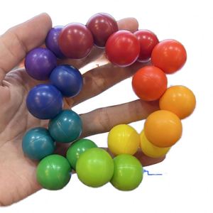 Plastic Stress <b>Ball</b> Custom Shape Rainbow <b>Squeeze</b> Toy for Girls Children with Logo Syringes Unisex All Ages - Product Image 2