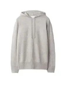 Custom ODM OEM оптовая цена Прямая продажа с завода простой вязаный кашемировый мужской свитер с капюшоном - Product Image 3