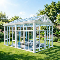 Pergola moderne en alliage d'aluminium, résistante au vent, à la rouille et à la corrosion, taille personnalisée, couleur RAL, pour balcon d'appartement, cour, terrasse, patio