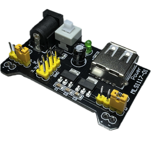 Módulo de fuente de alimentación para placa de pruebas de 3.3V 5V, entrada USB DC 7-12V, regulador lineal LM1117 MLS1117-01 para Arduino DIY - Product Image 1