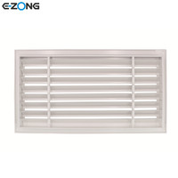 Diffuseur d'air de retour en alliage d'aluminium industriel pour climatiseur de bureau Grille de plafond décorative