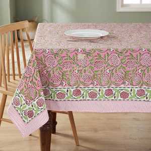 Khushboo Cotton 3mm Luxury Eco-Friendly Natural Style Floral Print Home Decoration Wedding Garden Party Table Cloth <b>Placemat</b> - Product Image 3