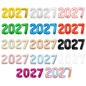 <span class=keywords><strong>ลูกโป่ง</strong></span>ฟอยล์ตัวเลขแบบกำหนดเอง <span class=keywords><strong>ปี</strong></span> 2027 สำหรับตกแต่งงานปีใหม่ งานรับปริญญา งานเลี้ยงสังสรรค์ <span class=keywords><strong>ลูกโป่ง</strong></span>อลูมิเนียมไมลาร์หลากสี - Product Image 1