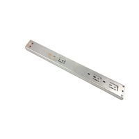 Glissière à roulement à billes moderne de 45 mm à ouverture par pression et fermeture amortie pour tiroirs de cuisine et de salle de bain