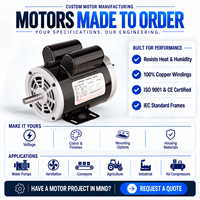 Moteur monophasé BIODÉ 1/3HP-10HP 50/60Hz 2850 tr/min NEMA ODP Classe F Isolation Facteur de service 1.0 Efficacité IE3 IP20/54