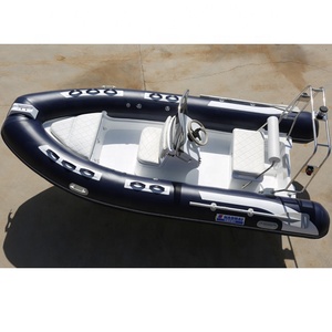 CE costola 14.1ft gommone con fibra di vetro Hypalon e motore Combo Set 3.6m Power Sport nervatura barca per la pesca - Product Image 2