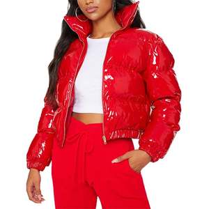 vinyl coat puffer