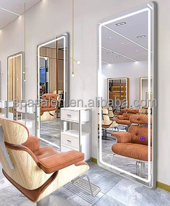 Muebles de salón LUXMARS, espejo de salón de lujo que ilumina la silla de salón y el juego de espejos - Product Image 2